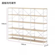 베란다선반 심플한 플로어 스탠딩 수납선반 주방수납 일제 스테인레스 스틸 북유럽 서재 다층 칸막이선반 발코니 수납장 베란다 펜트리 철제 스텐 선반, 21.  126*41*190 (18단)