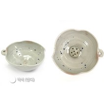 자연가습 옹기수반 가정용 관상용가습기 꽃꽂이 미니수반 미니옹기수반 매장 카페 인테리어 이조전통옹기, 백색