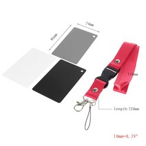 고스트xl마운트 여기현상소 Digital Camera 3 Colors Small Size White Balance Cards With Neck Strap For Photo .