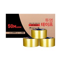 대박테이프 투명 박스테이프 48mm x 50m, 50개입