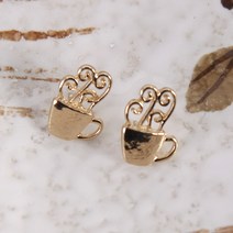 [아재리노] DW-찻잔 뱃지 배지 넥타이핀 브로치 패치 와펜 행거치프