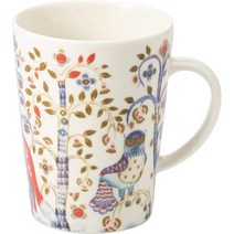 Iittala Taika 머그 블랙 368.5g, White with Design
