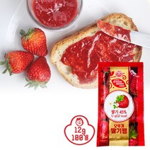 오뚜기 일회용 딸기쨈, 100개, 12g