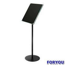 ForU420 스탠드꽂이A3 검정 자석 프레임형 상품정보꽂이 스탠드꽂이 메뉴꽂이