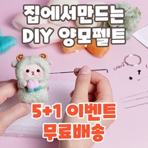 집에서 만드는 양모펠트 니들펠트 DIY 32가지 키트, 10 포도 스카이 양