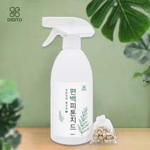피톤치드 스프레이 탈취제 편백나무 방향제 세트, (4714)500ml1병+편백칩