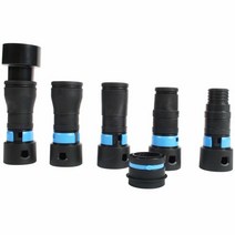 CenTec Systems 94203 퀵 클릭 9.1m(30피트) 가정 및 상점용 진공 청소기 호스 멀티 브랜드 전동 공구 어댑터 포함 집진용 3748360178, Expanded Adapter Set