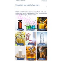 슬러시기계3.5 L/분 포도주 음료 참기름을위한 자동적 인 CNC 액체 충전물 기계 상업적인 정량, 한개옵션0