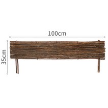 버드나무 울타리 펜스 가림막 정원 잔디 담장 야외 채소 밭 화단 경계 휀스, 10. E타입(35x100)