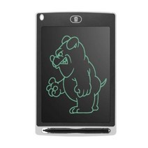 스마트전자칠판 전자칠판 4.4/6.5/8.5 인치 LCD 그리기 태블릿 어린이 장난감 그림 도구 전자 쓰기 보드 소년 키즈 교육, [06] 8.5 inch white
