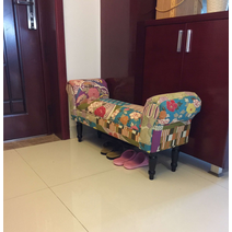 빈티지 소파 옷가게 유럽풍 보조 거실 카페소파의자, 블루