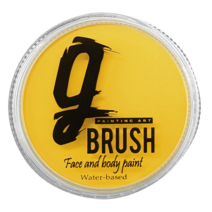 에어공방 아트 지브러쉬 페이스 바디 페인팅 특수 분장 수성 물감 색상 아트마스크 메이크업 고체 컬러 30g(옐로우)