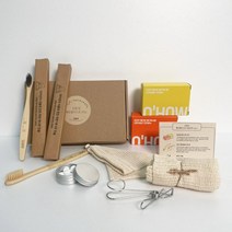 오하우 제로웨이스트키트 8종 욕실 선물세트 천연비누 집들이 답레품 판촉물, 레몬 8종 욕실세트 VER.1