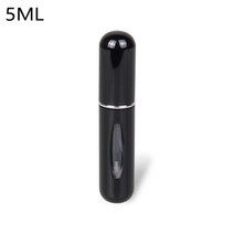 로션용기 화장품용기 플라스틱용기8/5ml 향수 분무기 휴대용 액체 컨테이너 화장품 여행 미니 알루미늄 스, 05 5ml-Bright Black
