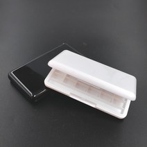24칸 립스틱 공 파레트 DIY 사각 거울 립스틱케이스, 블랙