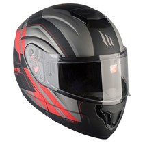 [MT헬멧] ATOM SV BLUMER MATT BLACK/RED 아톰 블루머 무광 블랙/레드