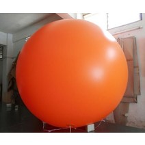 풍선 간판 2M PVC 팽창 식 헬륨 풍선 하늘 비행 광고 프로모션 이벤트, 15 Orange_01 2m diameter