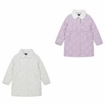 폴햄키즈 [고잔점] 겨울 멋스럽고 세련된 디자인!! 허리라인이 포인트!! 캐주얼룩에도 활용하기 좋은 공용 퍼 퀼팅 롱 패딩점퍼