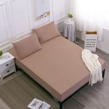패밀리 침대 패드 센스맘 라지킹 이부자리 탄성 밴드가 있는 단색 부드러운 시트 사계절 범용 커버 100% 폴리에스테르 매트리스 10 가지 크기, 색상 13_1pc 시트 150x200cm | 중국
