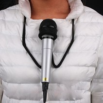 검은 마이크 홀더 어린이 재미 있은 장난감 마술 무대를 닫습니다 손 무료 중괄호 마이크 홀더 목 스탠드 매직 트릭 도구