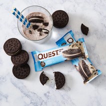QuestNutrition 퀘스트바 저탄수 키토 프로틴 바 - 쿠키 앤 크림 12개입