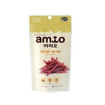 풀무원 아미오 사료 및 간식 모음_닥터더블 브러쉬 가수분해 간식증정, 아미오 사슴육포x3개+닥터더블 1개 증정