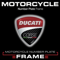 2020 두카티 바이크 번호판가드 MFMC02-2020 DUCATI 3LINE DESIGN MOTORCYCLE Number Plate Frame, D25