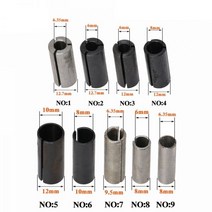La vie 1pc cnc 라우터 비트 고정밀 어댑터 콜렛 밀링 커터 공구 어댑터 홀더 6mm 6.35mm 8mm 10mm 12mm 12.7mm 4001|tool bit hol, 1개, 단일, NO.5   12x10
