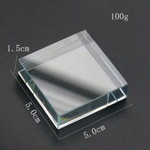 책문진 문진 아크릴문진 황동문진 서예문진 오브제 서예 책 투명 클리어 스퀘어 큐브 크리스탈 유리 피라미, 01 1PC   square  cube