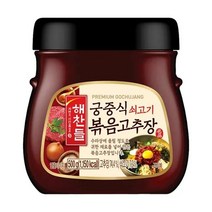CJ 장 해찬들 궁중식 쇠고기 볶음고추장 비빔밥 매운고추장 500g 1세트, 3세트