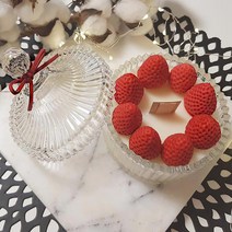 딸기 메리고라운드 인테리어 소품 양초 소이캔들 250ml (선물포장), 블랙체리