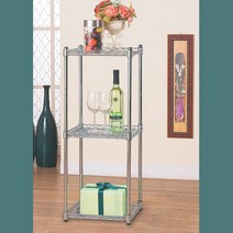 좁은공간 거실벽장 메탈랙 스틸 3단선반 탕비실용품 사무실 가성비좋은, 1개