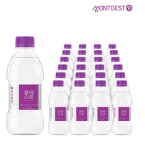 한국청정음료 몽베스트 생수 330ml x 24개 야외활동필수품 유아분유물 한국청정음료 미니생수 미네랄워터