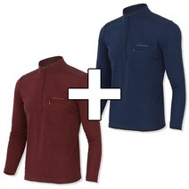 빌리언즈 남자등산복상의 등산티 긴팔 기능성 작업복 1+1 빅사이즈