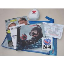 Padi 레스큐 다이버 크루 팩 포켓 마스크 포함 622860