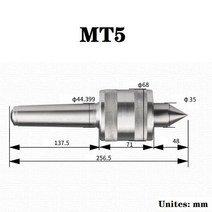 목공 탁상 소형Mohs 합금 MT2 회전 움직일 수있는 골무 소형 선반 높은 정밀도 CNC 공작 기계, 04 MT5_01 Mohs HRC60