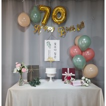 셀프칠순상, 기본상차림세트