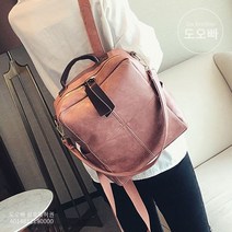도오빠 여성 가죽 백팩 배낭 심플 모던 가방 여자백팩 여자숄더백 겸 투웨이 멀티백 빅백 20대 30대 패션 데일리 캐주얼 사계절 인기템