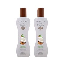 BIOSILK Silk Therapy Coconut Oil 바이오실크 실크테라피 코코넛오일 트리트먼트 5.64oz(167ml) 2팩