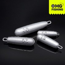 오마이갓피싱 친환경 주물 고리추 우럭 광어 다운샷추 봉돌 8호부터 40호까지, 30호 (낱개)