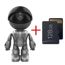 Mccpuo 로봇 PTZ 와이파이 IP 카메라 실내 비디오 감시 스마트 홈 AI 인간 감지 무선 CCTV 5MP, [08] 5MP Black 128G Card, [02] 미국 플매트 카펫 매트 카펫 매트 카펫 러그
