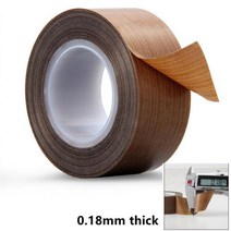 10M 고온 테이프 300 학위 천으로 온도 단열 방수 접착 PTFE 씰링 기계 자기, [02] 0.18mm, [05] 15mm, 02 0.18mm_05 15mm