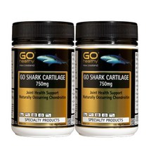 고헬씨(Go Healthy) 고헬씨 샤크 카틸리지(상어연골) 750mg 180 베지캡슐 X 2개, 360캡슐, 1세트