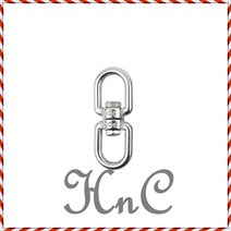 체인 SUS304 로프 회전 스텐 59mm 중간연결 가구부속 M5 연결부속, hncbio 본상품선택