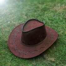 멕시코 모자 스웨이드 서부 영화 연극 멕시칸 분장, 성인(58cm), 08.H