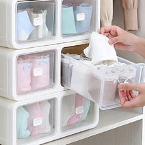 옷정리함 옷장수납함 옷보관함 의류보관함 수납 부직포박스, 2칸 정리함