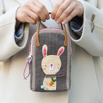 바이핸즈 diy키트 가방만들기 퀼트패키지 바니래빗 파우치 미니가방