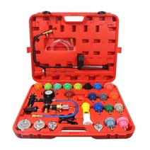 부동액 주입기 냉각수 진공 교환기 압축 주입 리필, 플라스틱 모델 14개 세트