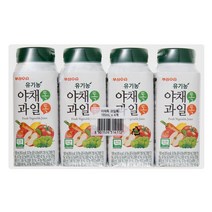 부산우유 유기농 인증 야채톡과일톡 주스 190ml 24개, 190ml × 24개