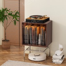 CD LP DVD 진열장 레코드 장 수납장 랙 원목 우드 장식장 카페 바 레스토랑 보관함, A